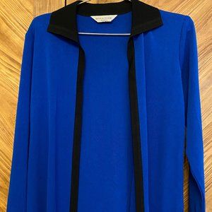 misook royal blue cardigan, size XS/S